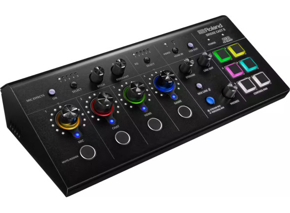 <b>Roland BRIDGE CAST X Misturador de Jogos Duplo Barramento e Captura de Vídeo Interface de transmissão de áudio profissional para jogadores online Hardware DSP 32 bits Conectividade USB-C</b> <b>Roland BRIDGE CAST X Misturador de Jogos Duplo Barramento e Captura de Vídeo Interface de transmissão de áudio profissional para jogadores online Hardware DSP 32 bits Conectividade USB-C</b>